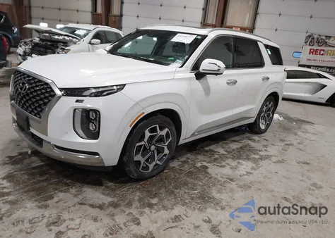 2022 Hyundai Palisade Calligraphy из США, поврежденный, VIN KM8R7DHE2NU384174
